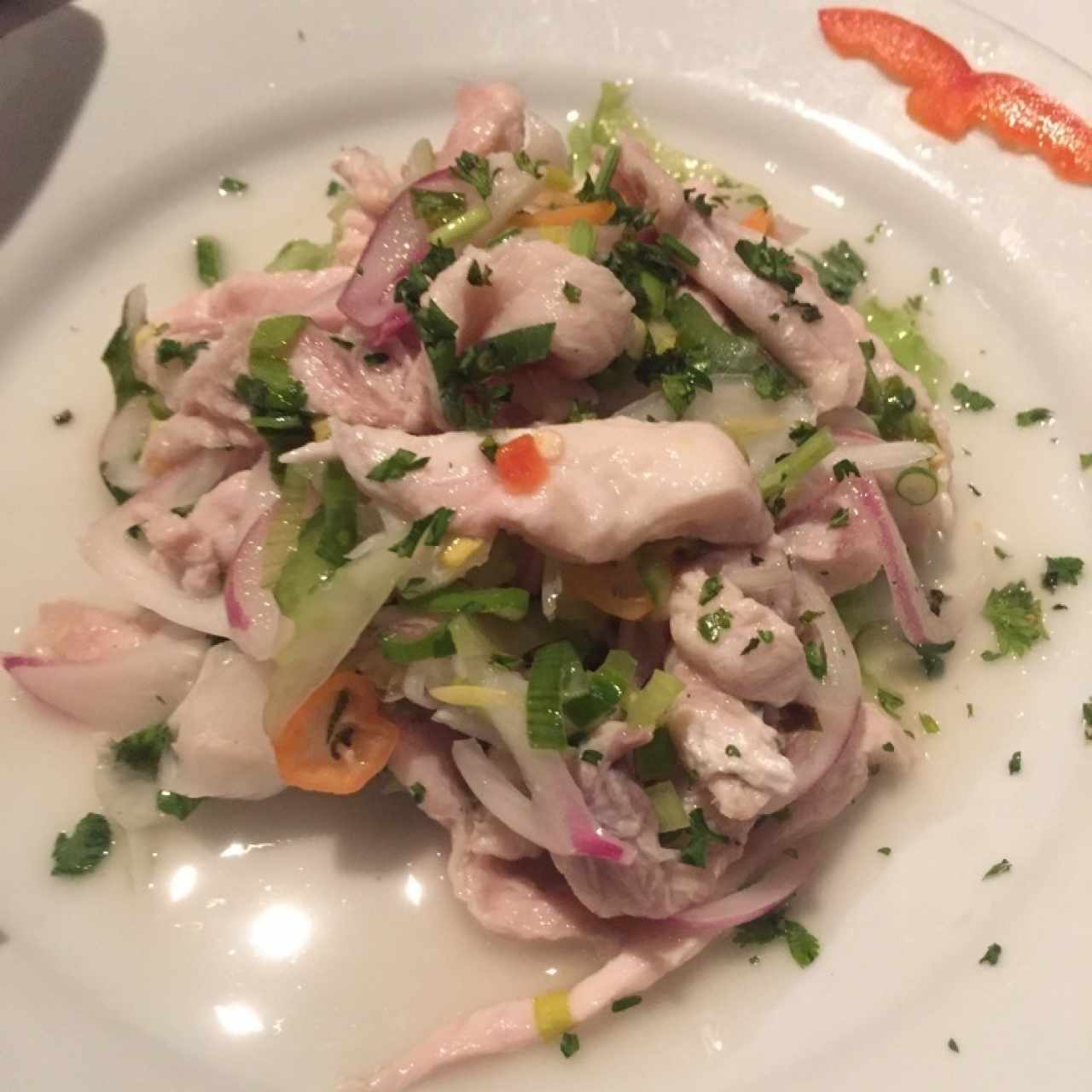 Ceviche de Mero, Excelente..!