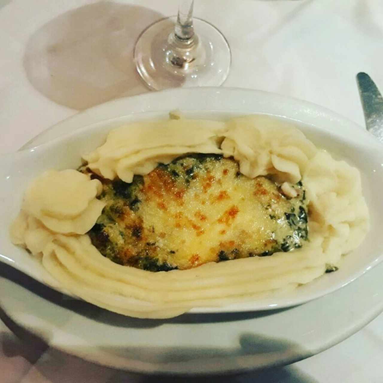Pescado a la Fliorentina 