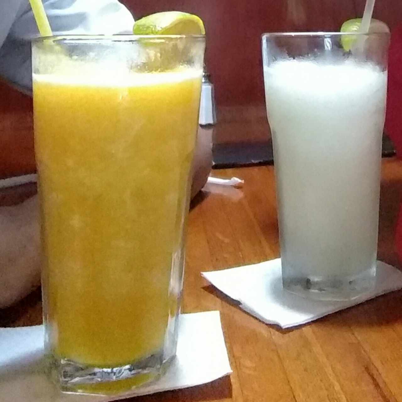 batido de melocotón y limonada