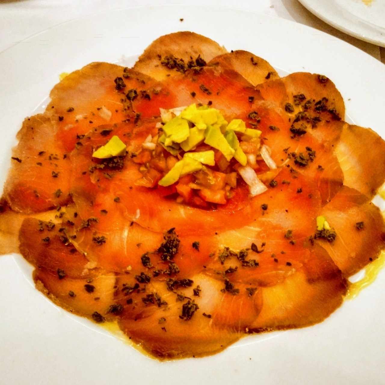 Carpaccio de Atún Aleta Amarilla