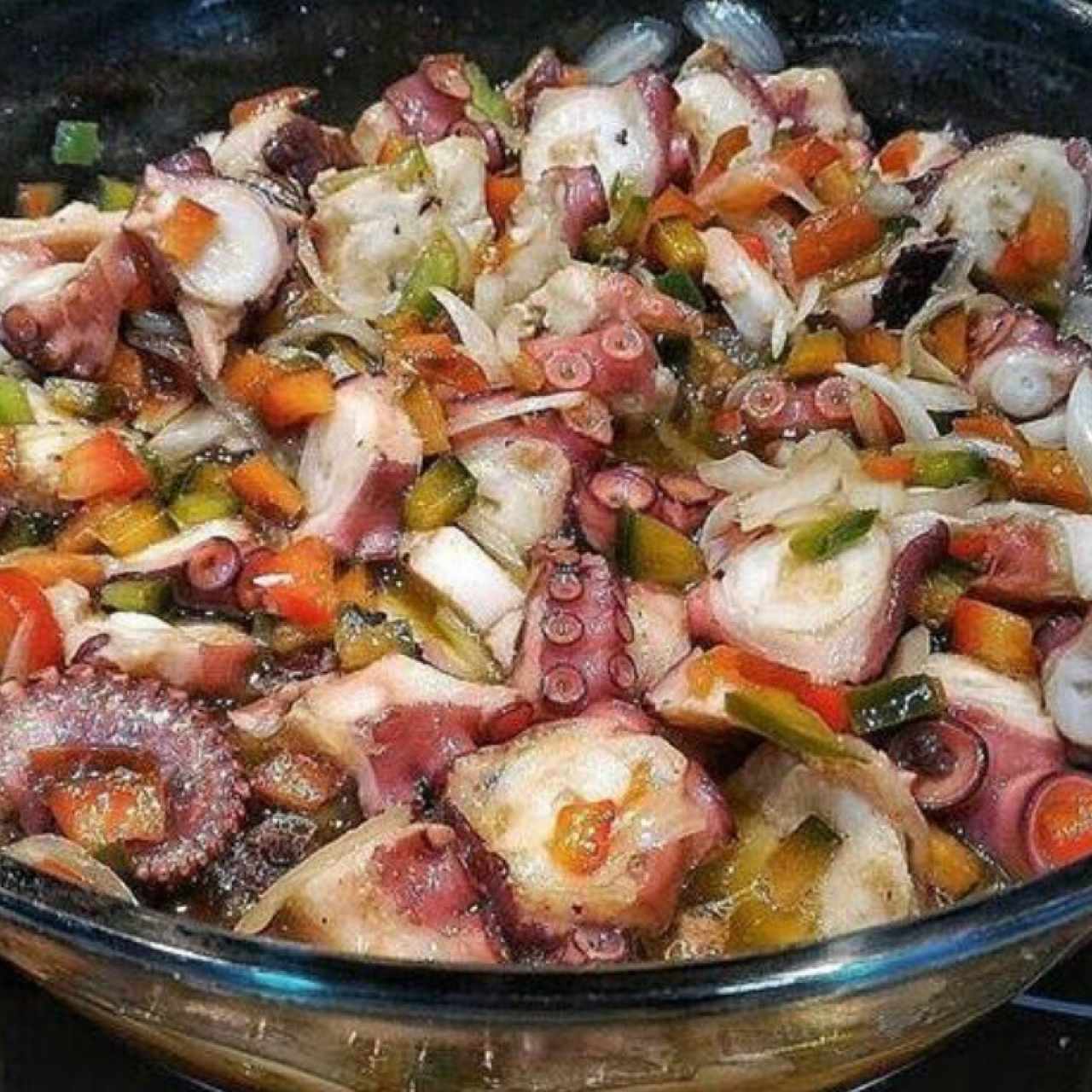 Ceviche de Pulpo, demasiado bueno..!