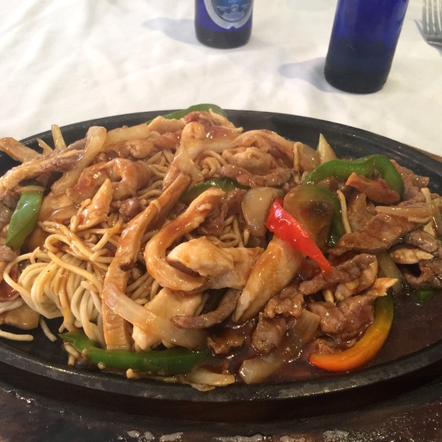 Tallarines mixto