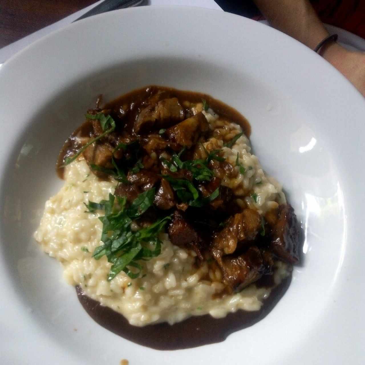 risotto de cerdo