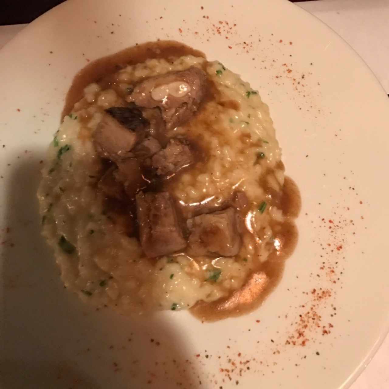 risotto de cerdo