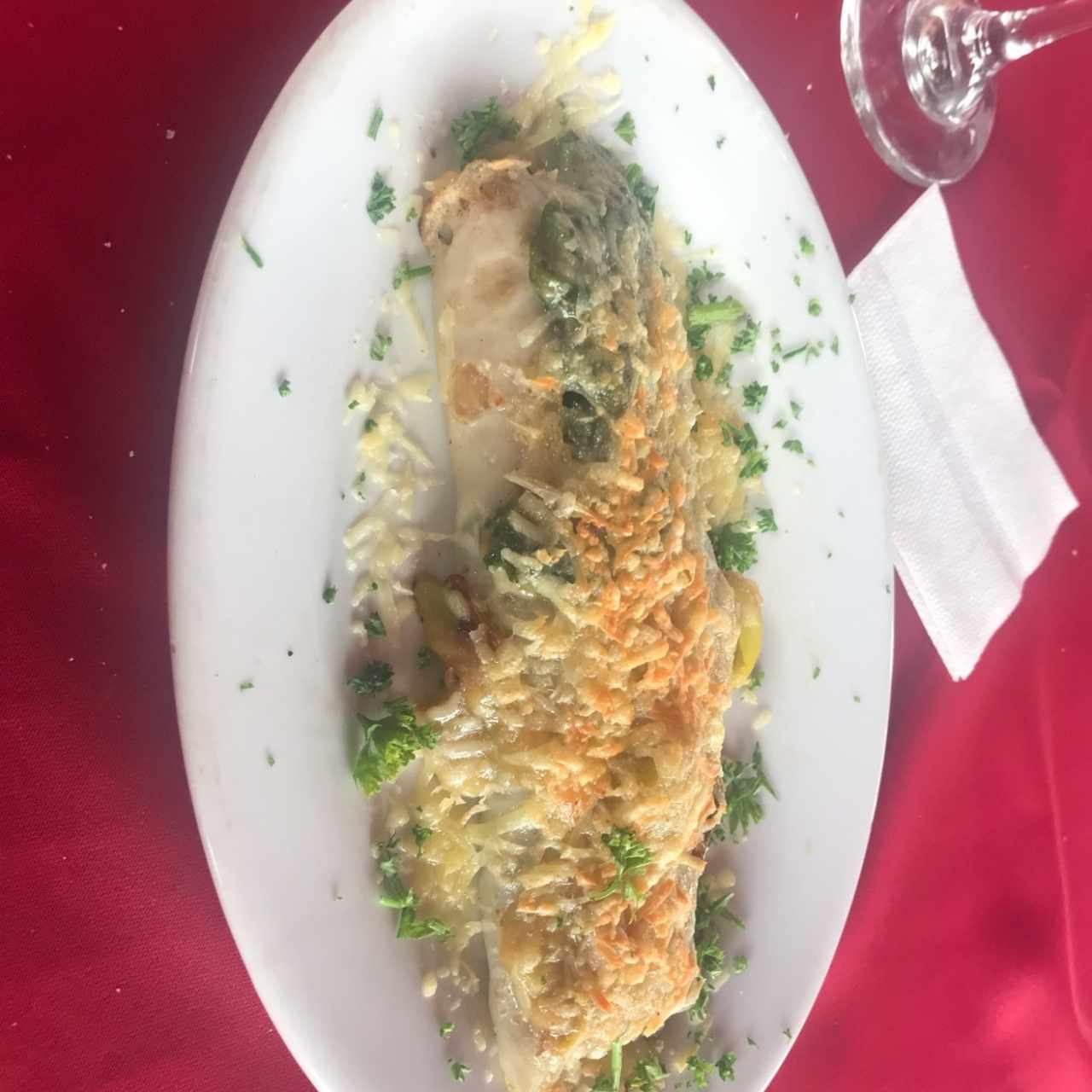 crepe ajoporro con champiñones