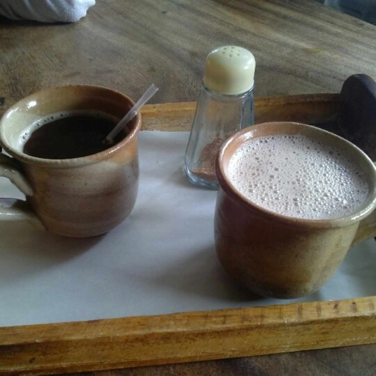 Guayoyo y chocolate caliente 