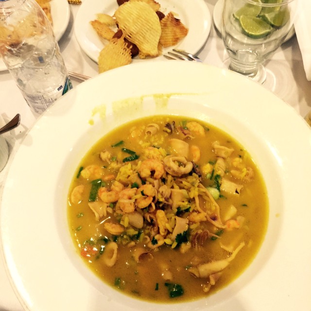 Asopado de mariscos