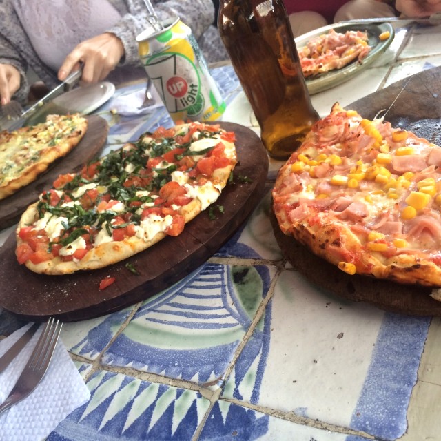 Ajoporro/tocineta-Capresa-Jamon/maiz