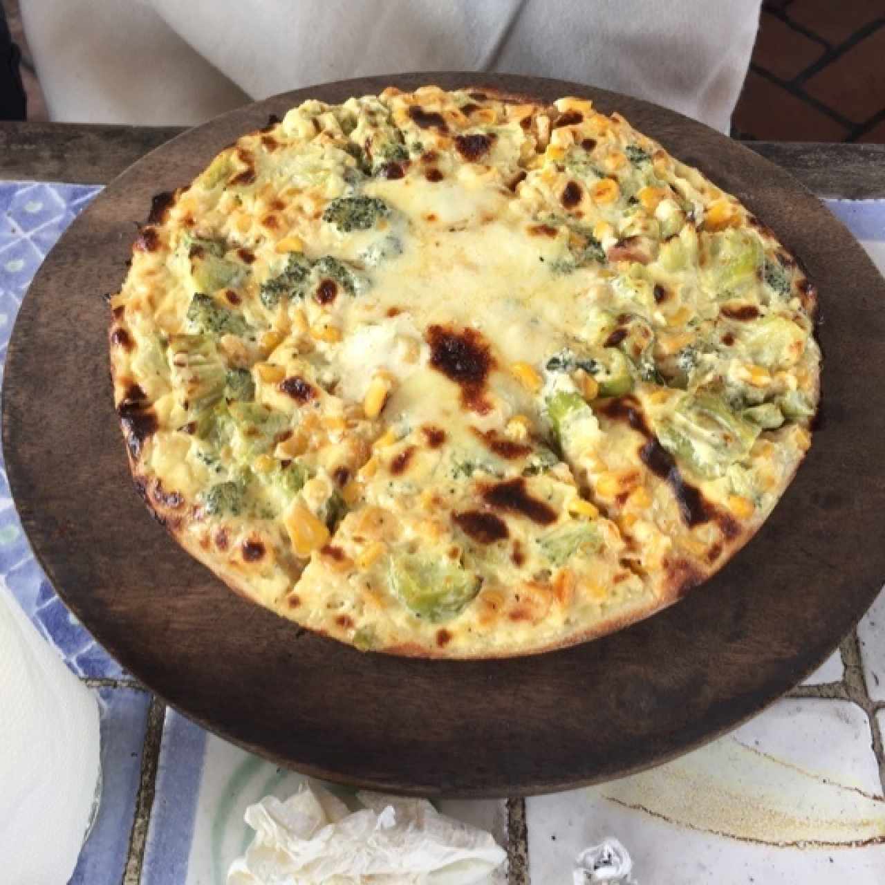 brocoli y maiz