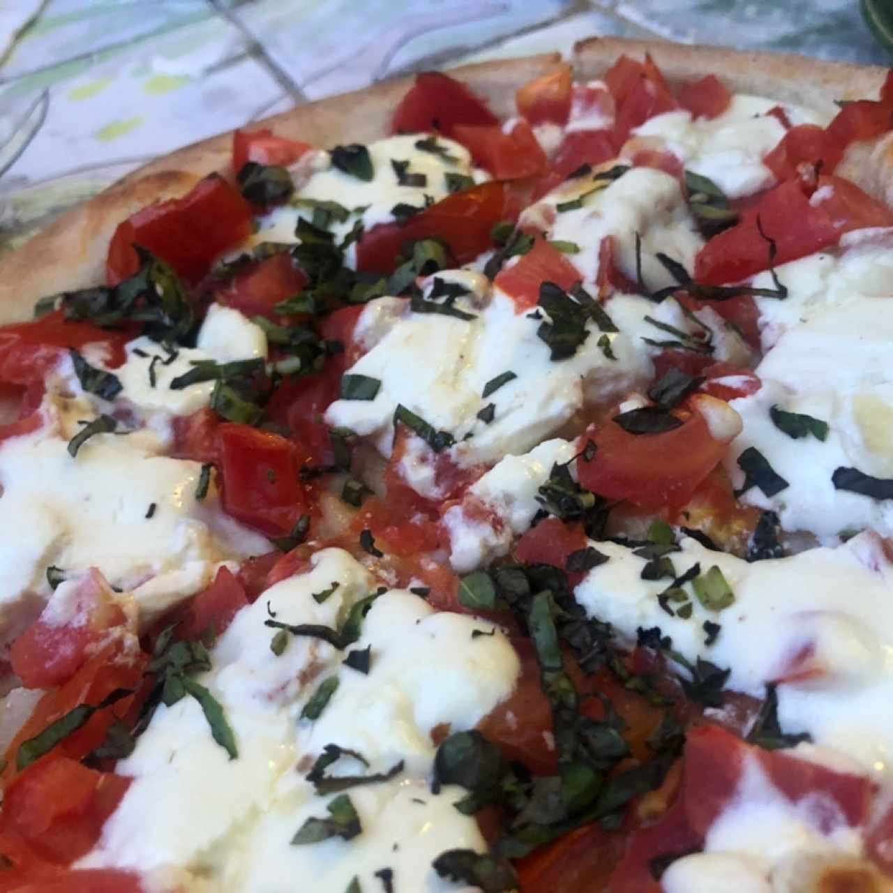 Pizza Caprella con queso de cabra