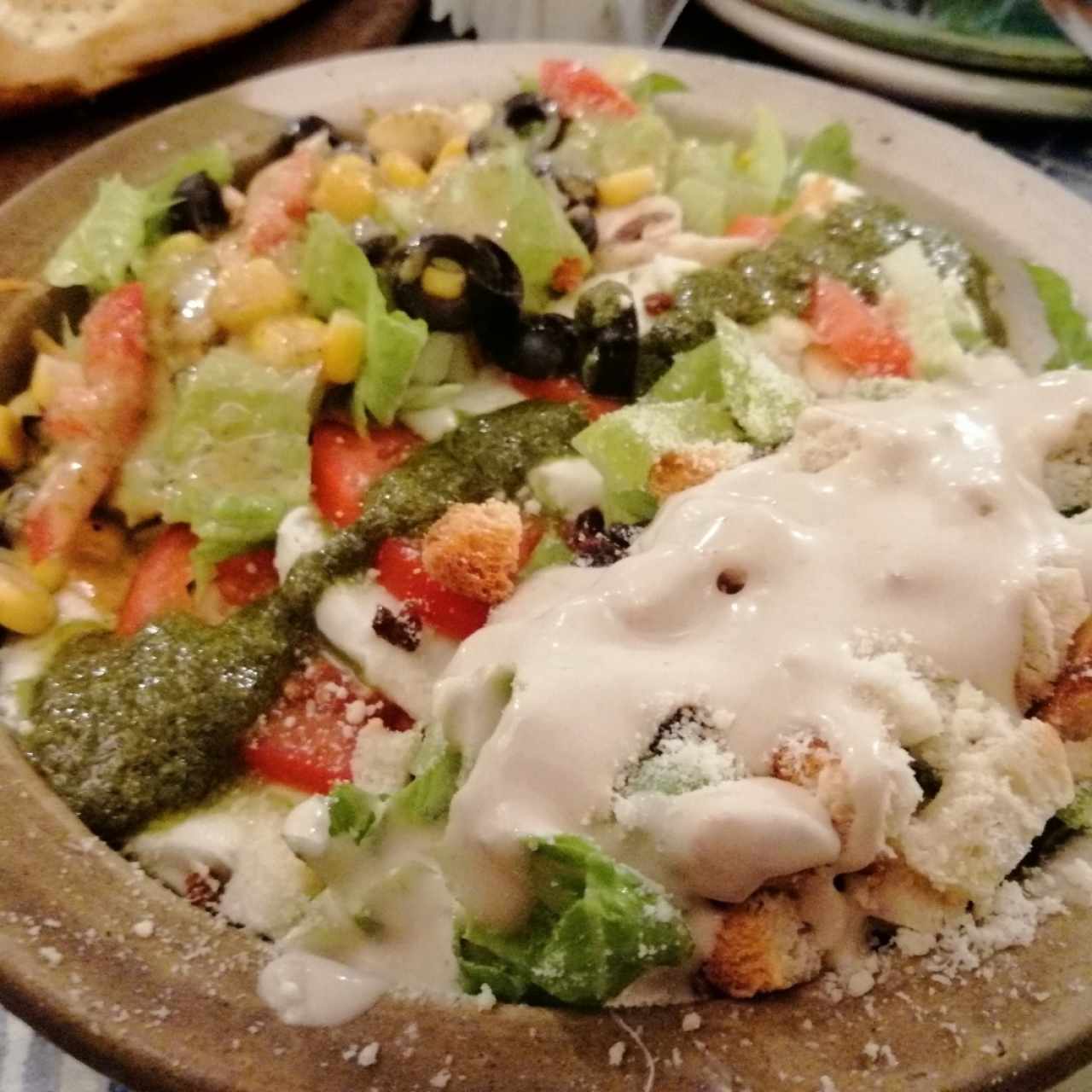 Trío de Ensaladas (Pastellhaus, Capresa y Cesar) 