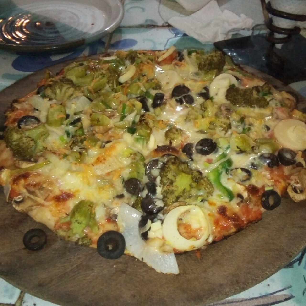 tradicional vegetariana a la crema con extra de brocoli!