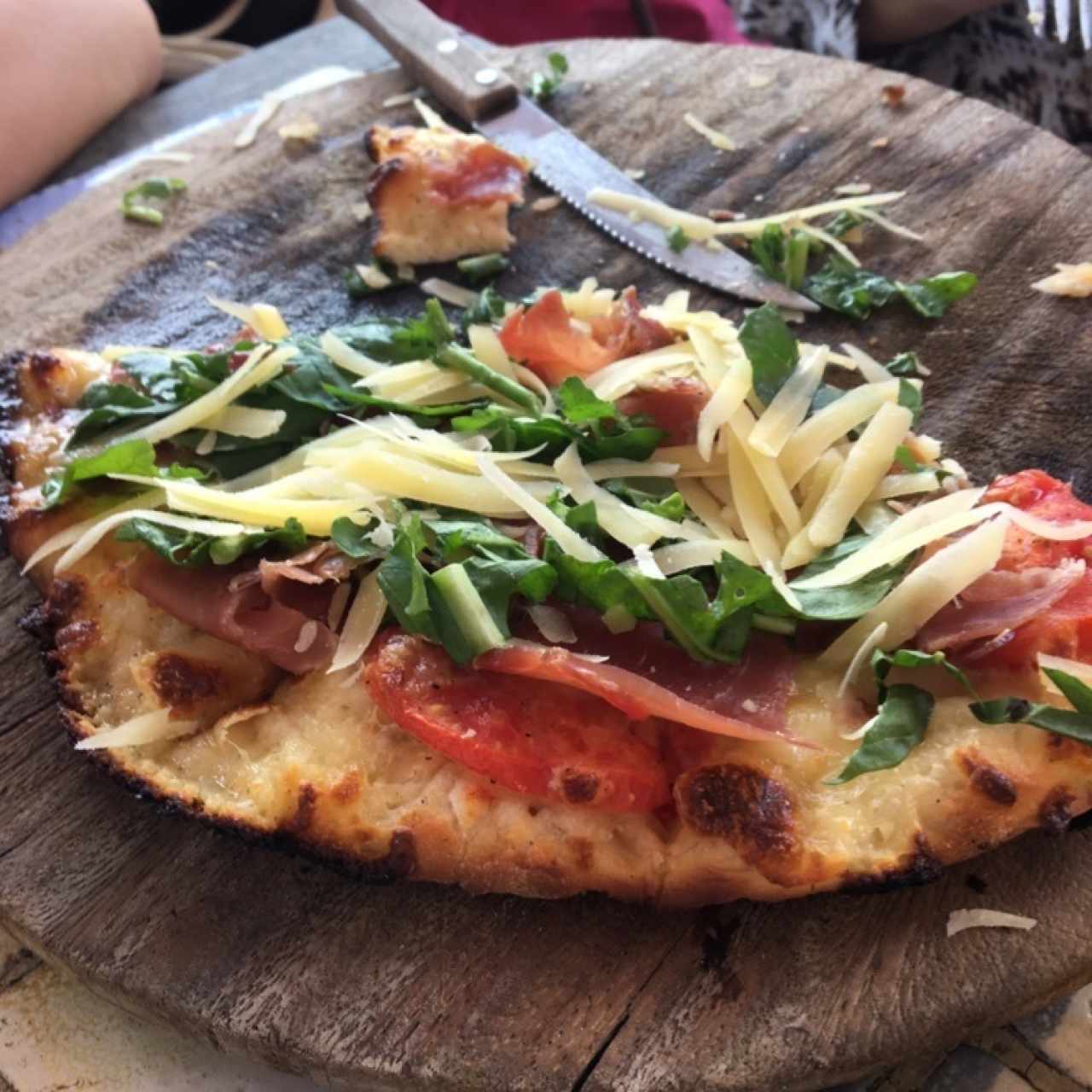 clasica de Serrano y rucula 