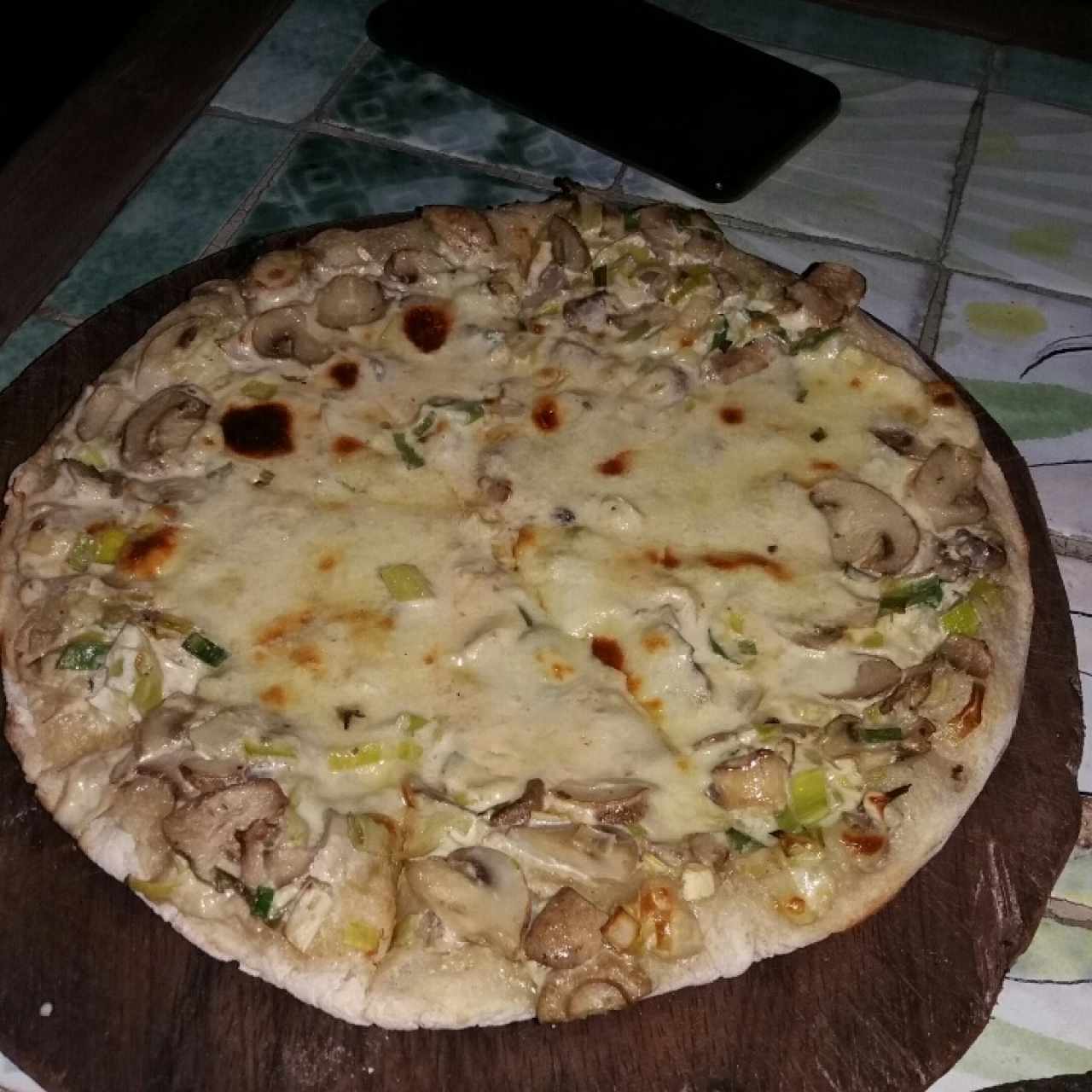 pizza de crema