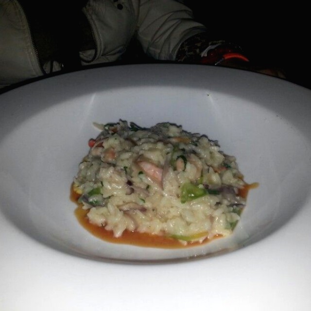 Risotto Camaron y naranja