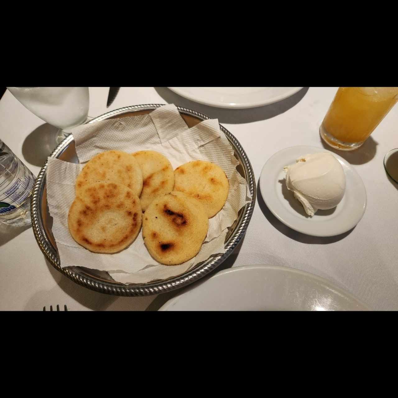 Arepitas con nata 