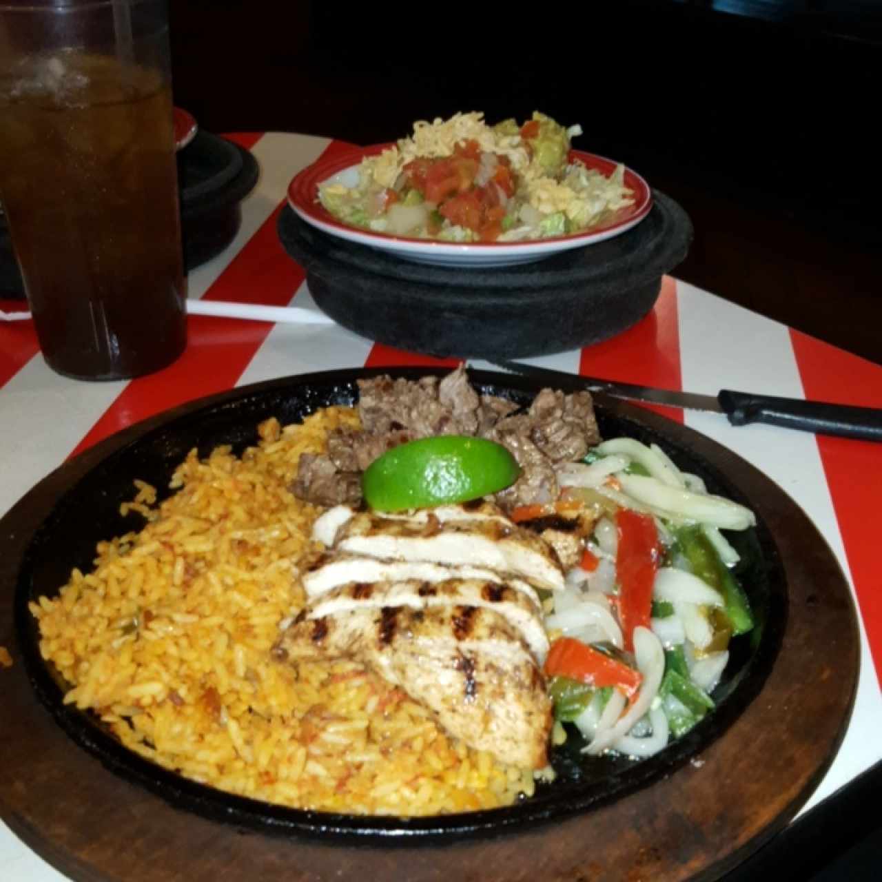 fajitas en combo
