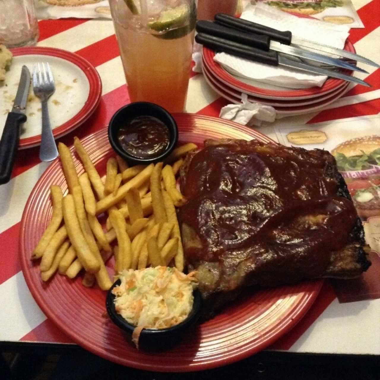 Costillas, medio slab.