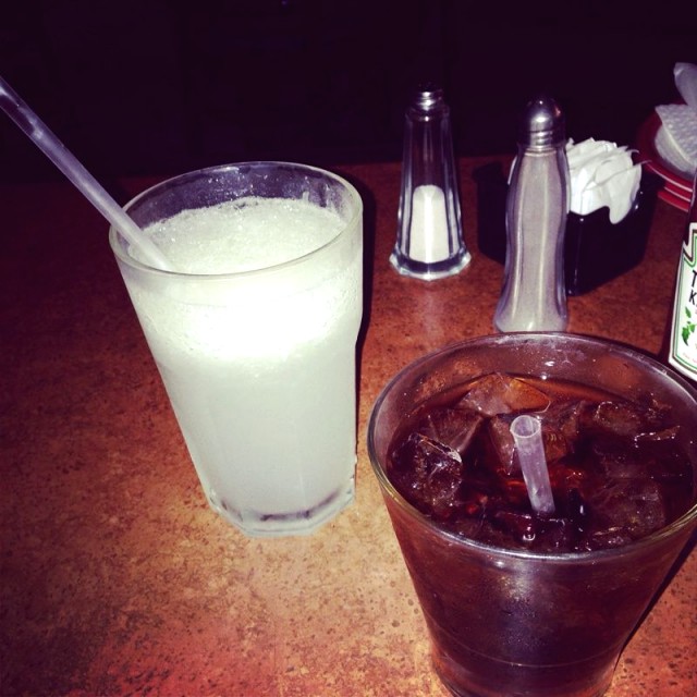 White Rusian y liminada frappe 
