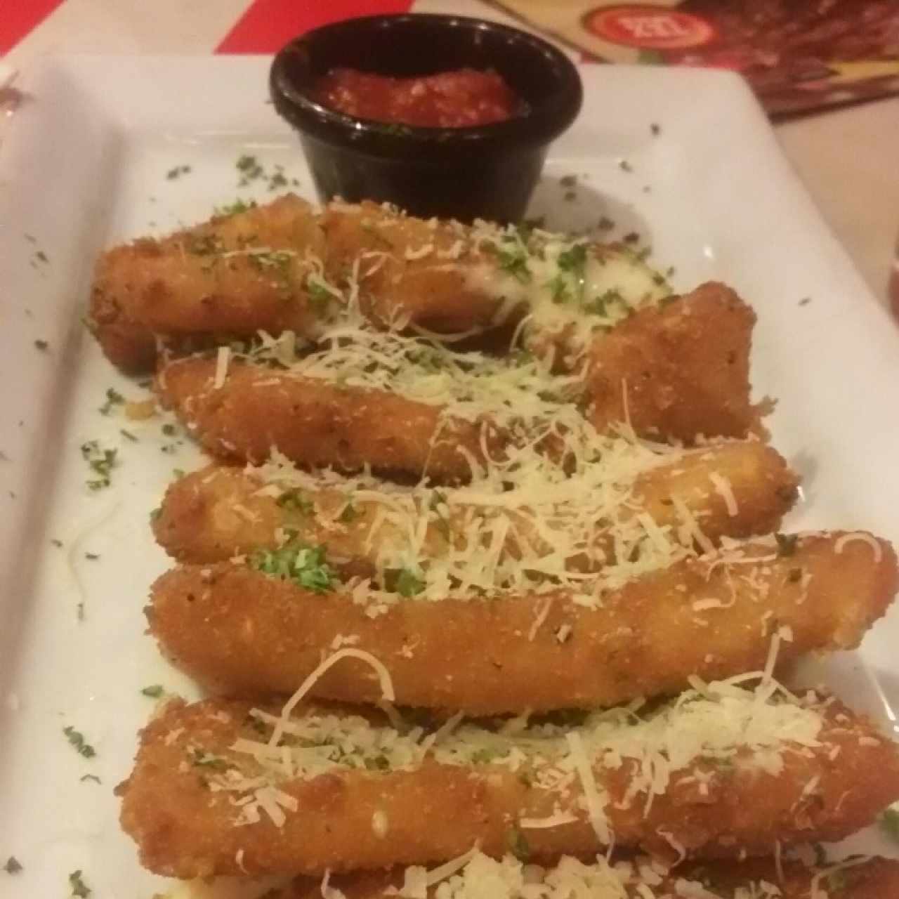 Dedos de Mozzarella 