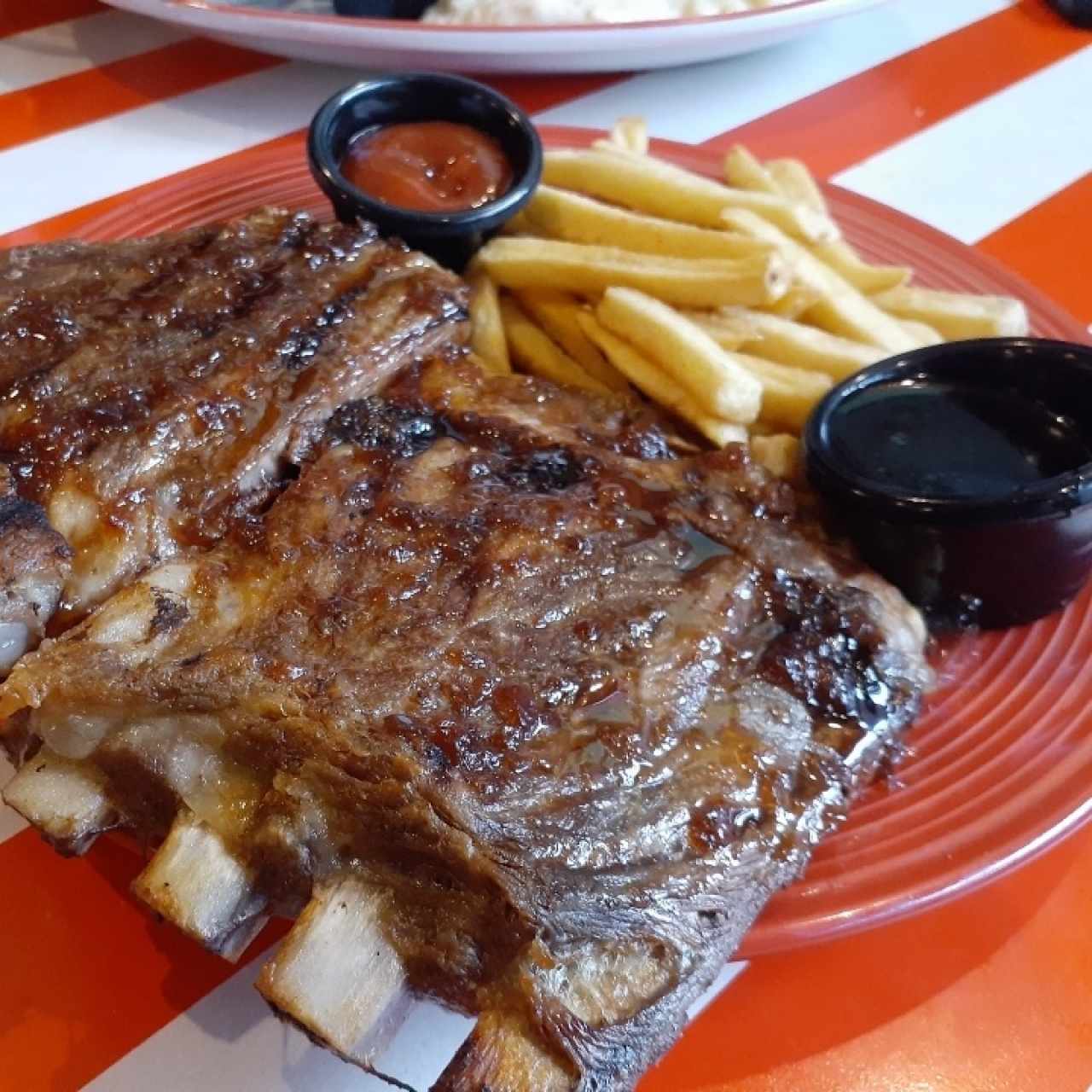 costillas en salsa Jack Daniels 