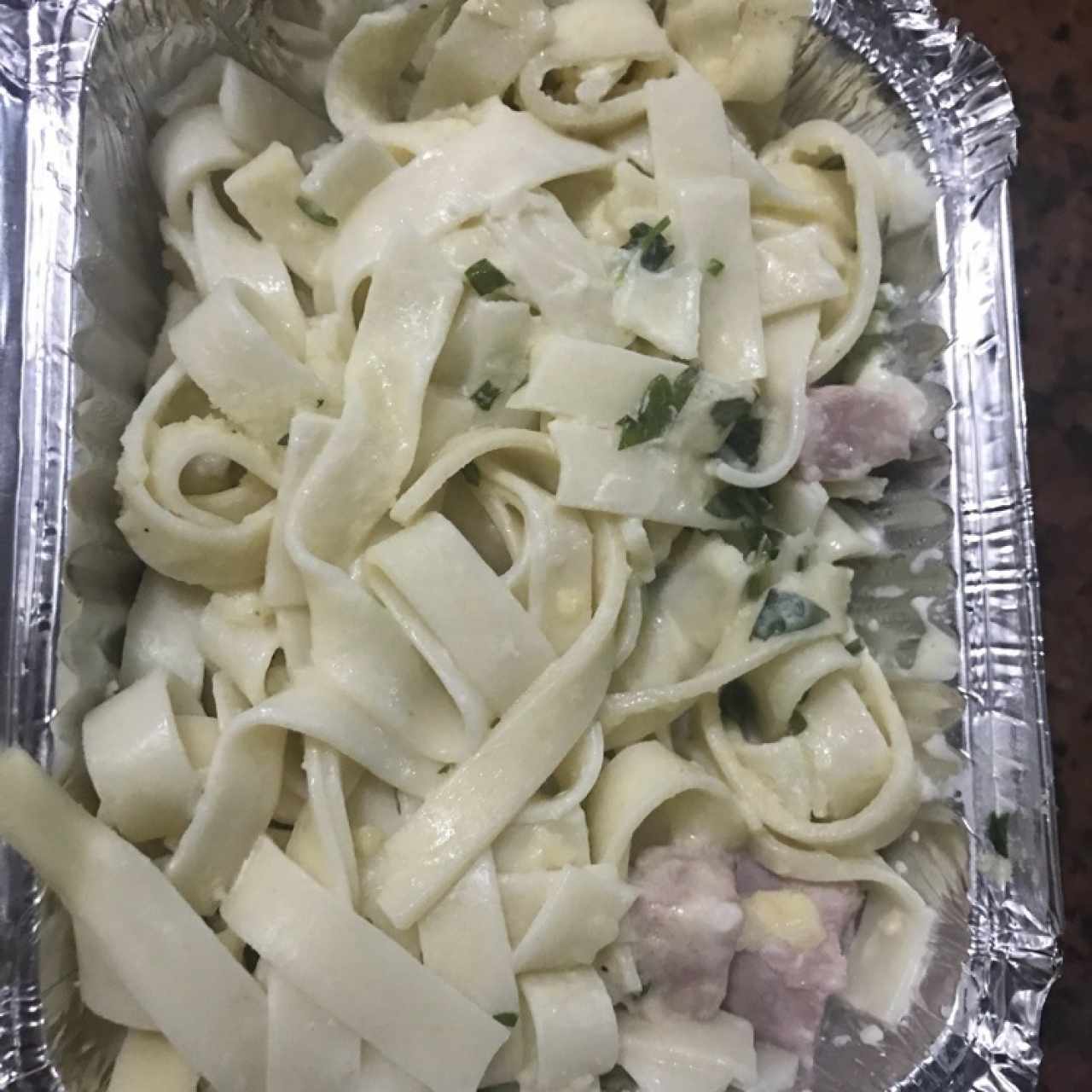 fetuccini añfredo excelente!