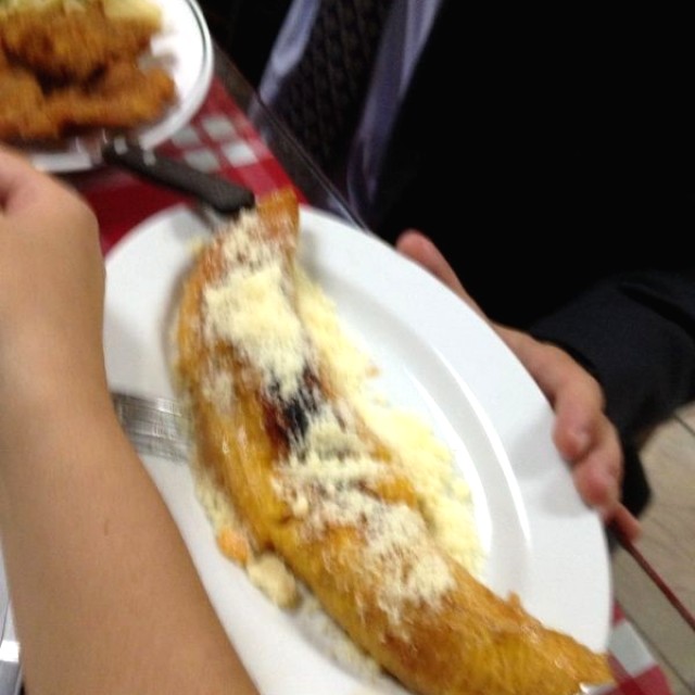 Plátano con queso! 