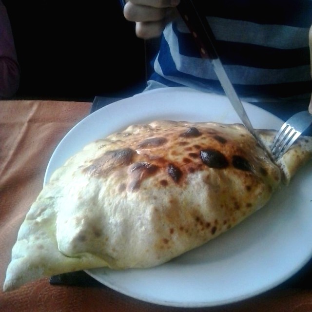 Calzone con gran presentación