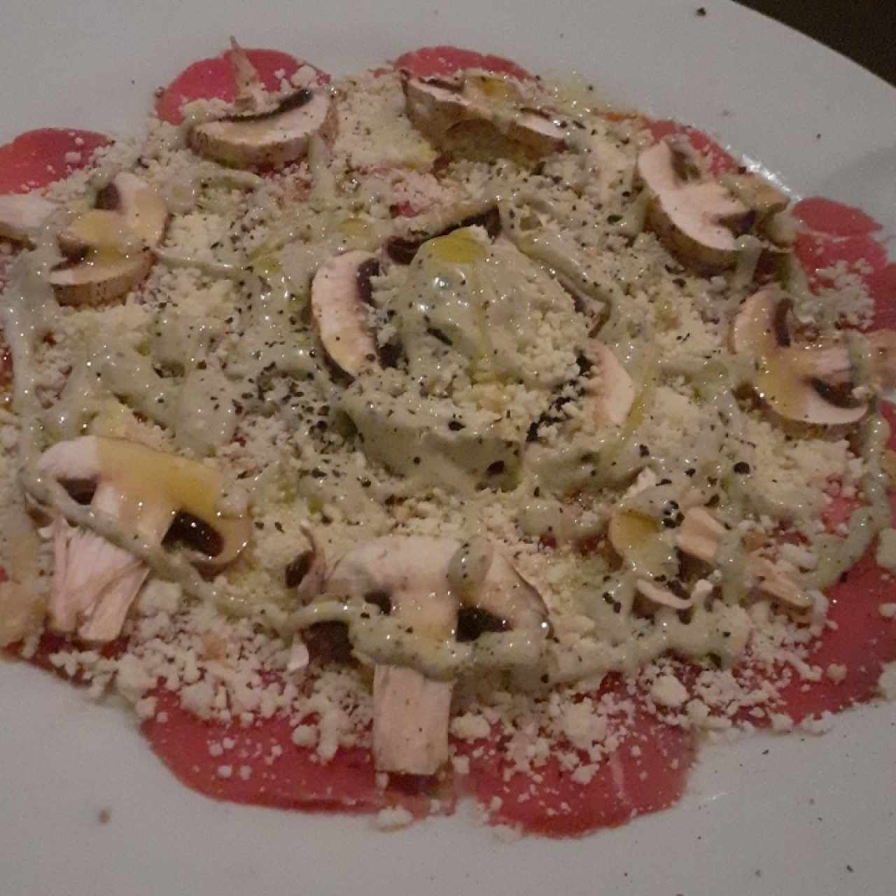 Carpaccio de lomito