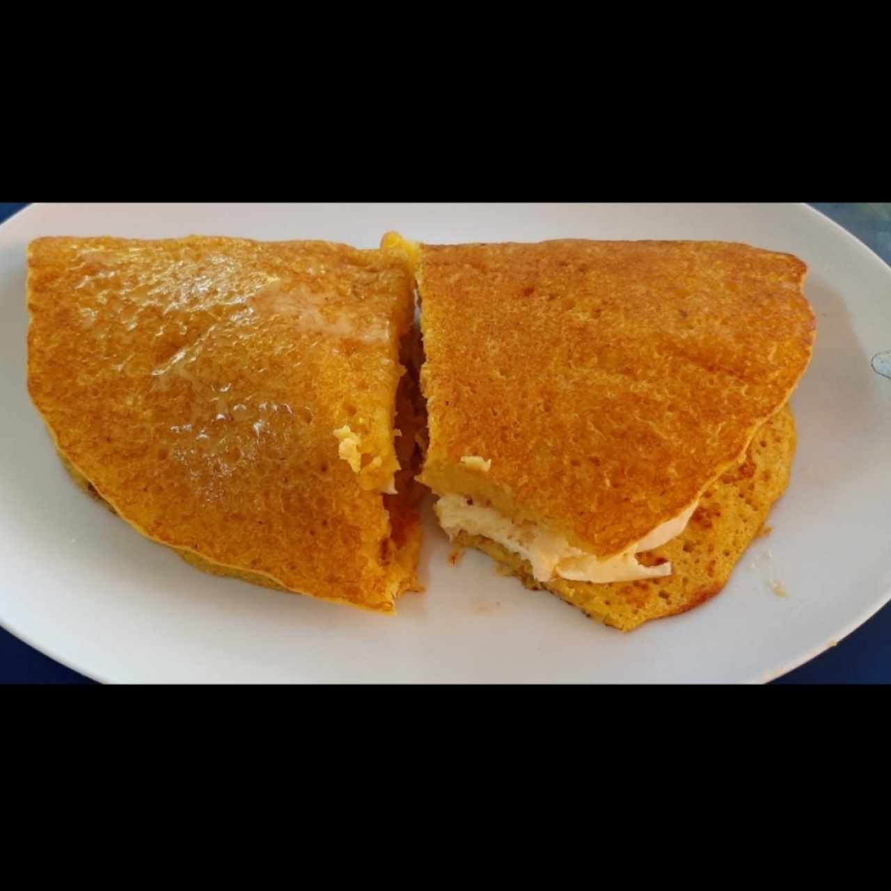 cachapa de queso de mano