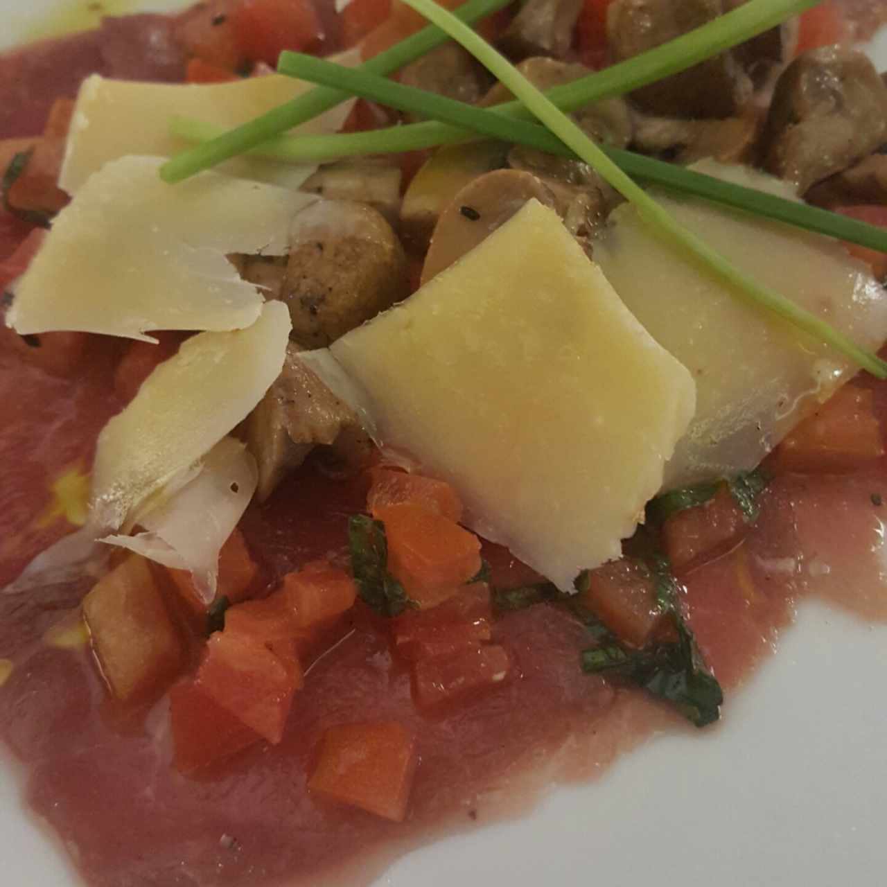 Carpaccio de lomito