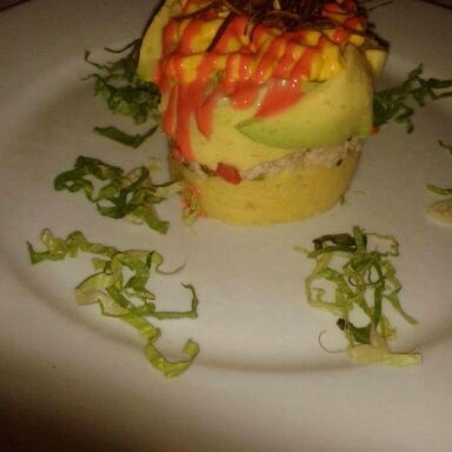 Pastel de papa con atún, entrada para dos personas