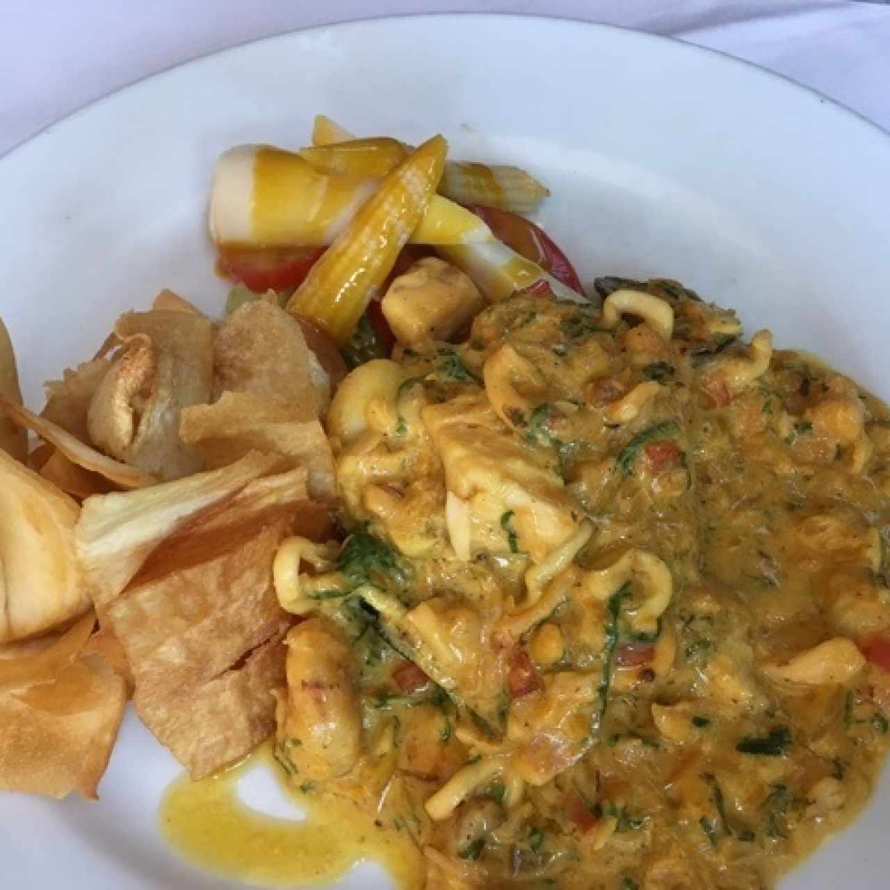 cau cau de mariscos