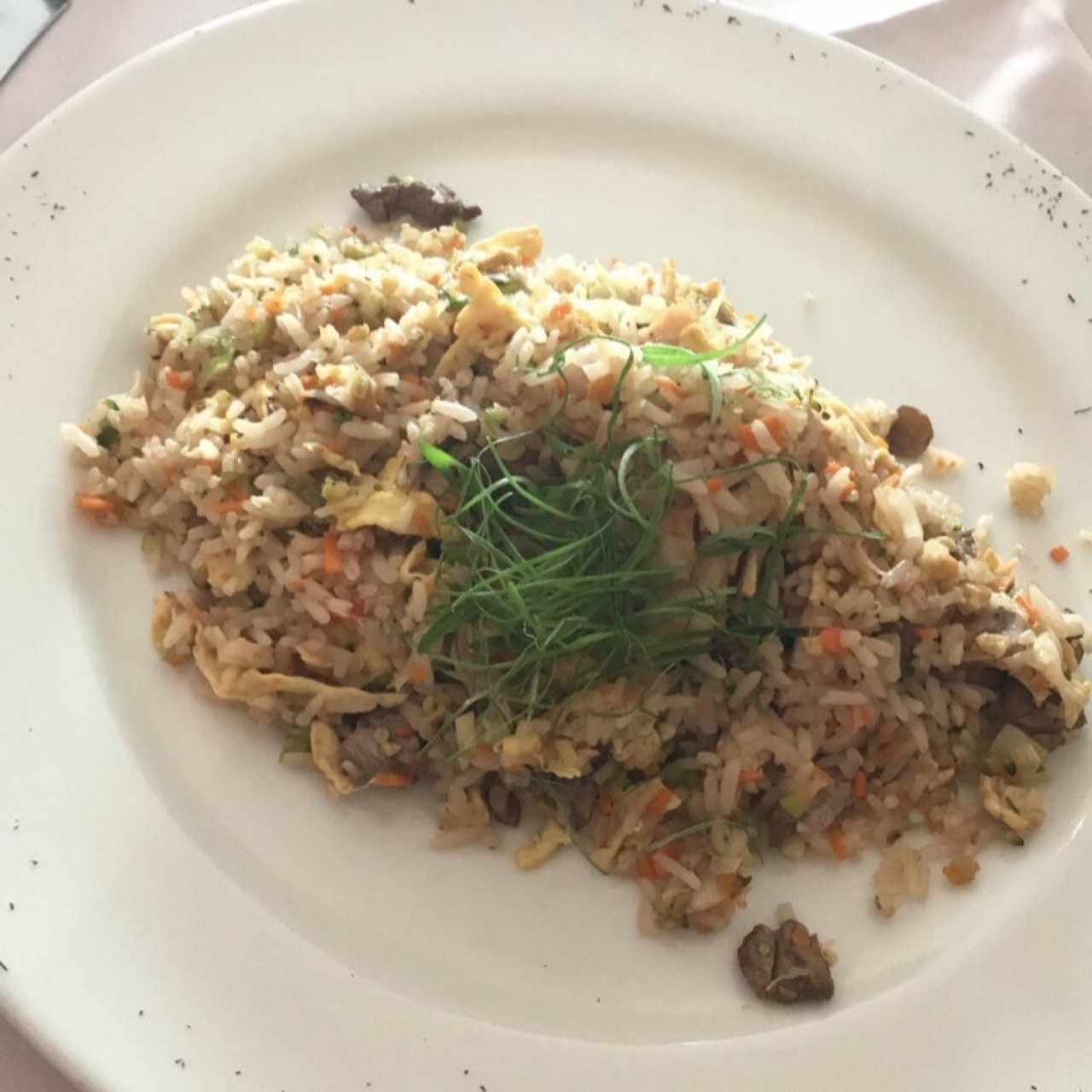 Arroz con lomito.