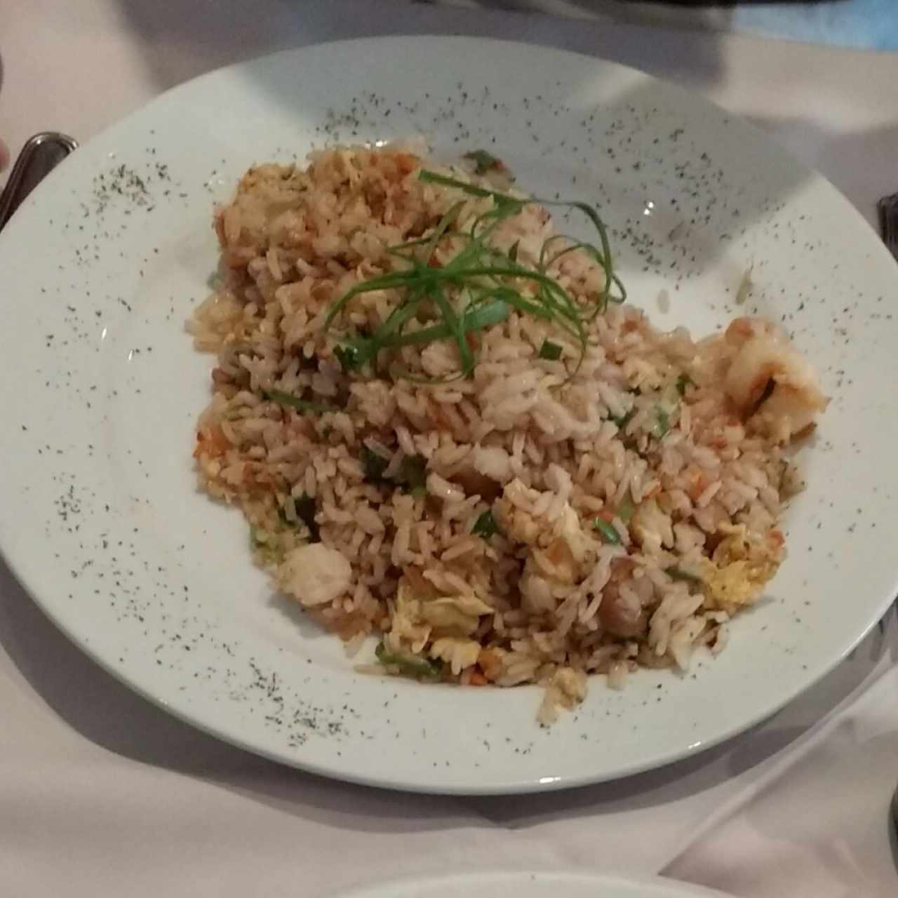 arroz con langostinos