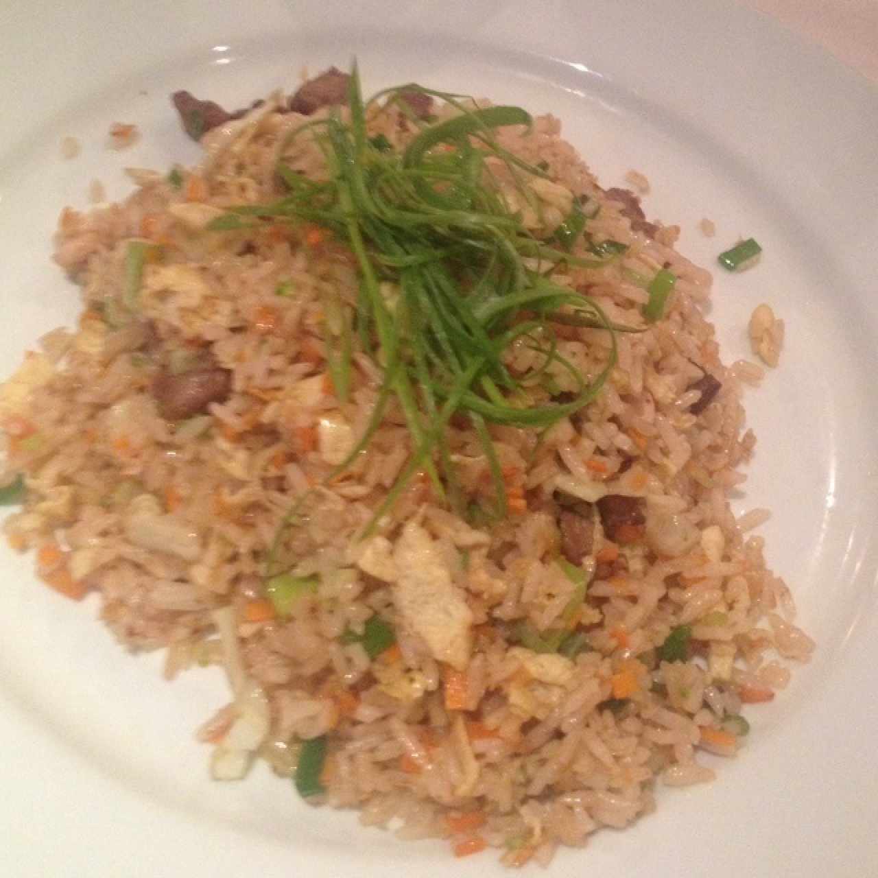 arroz chaufa lomito y pollo