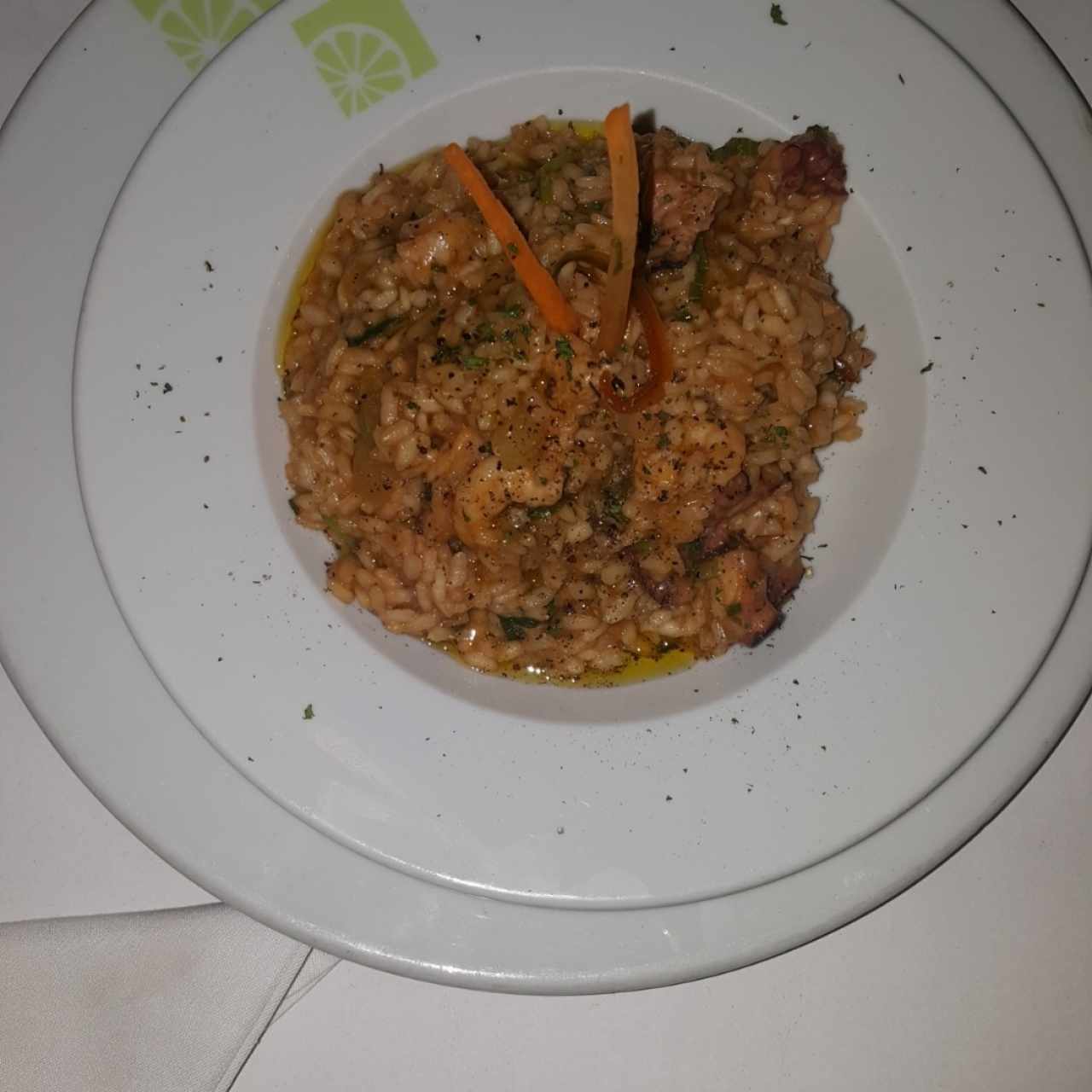 Risotto de frutos del mar