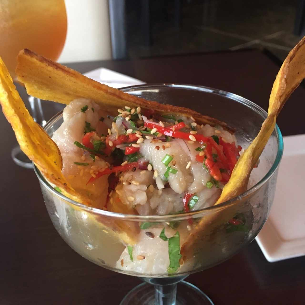 ceviche de pescado blanco