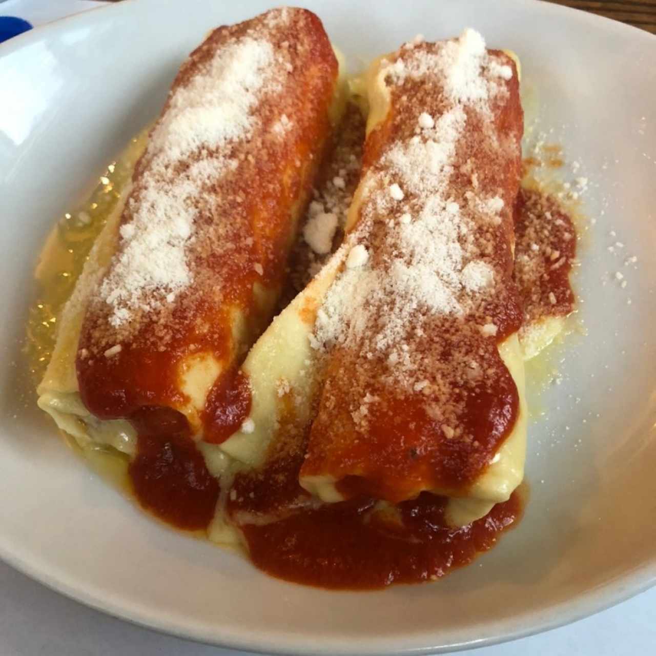 canelones rellenos de pollo (muy ricos)