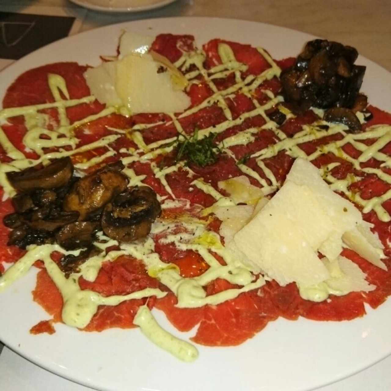 Carpaccio de lomito