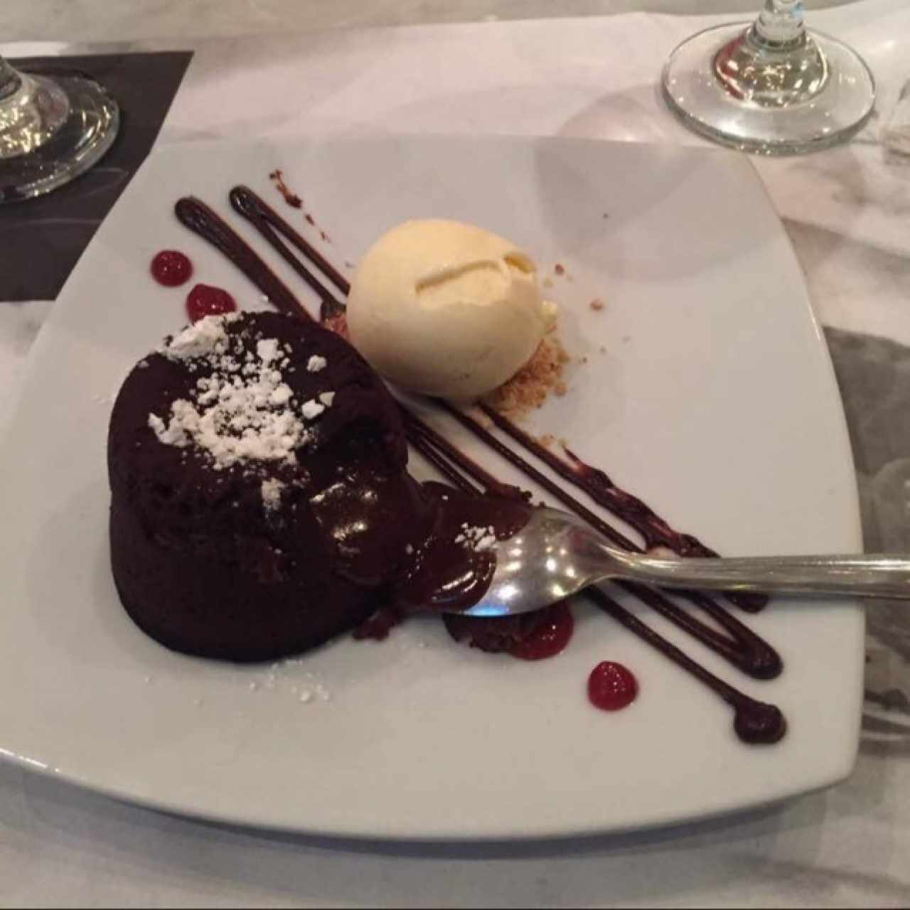 fondant de chocolate 