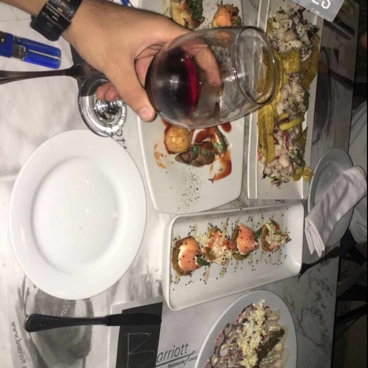 desgustasion de mariscos 