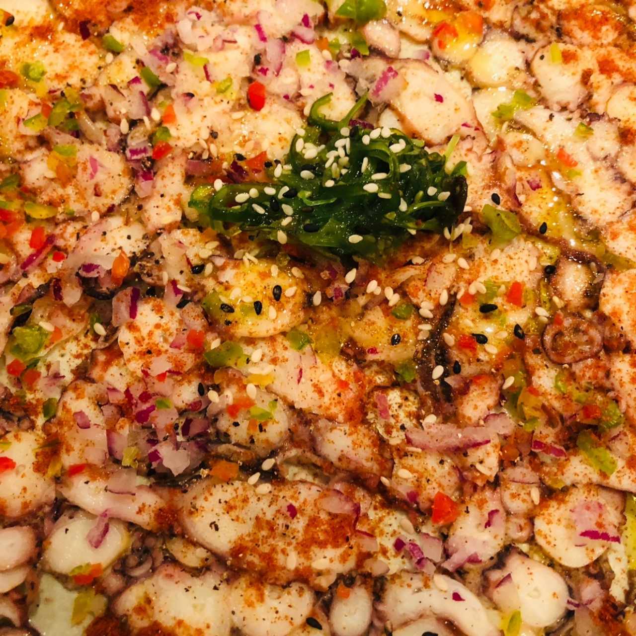 Carpaccio de pulpo