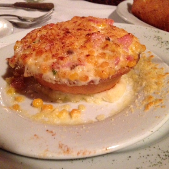 Tartaleta de maíz con jamón