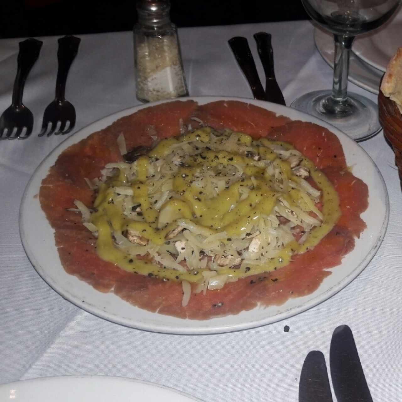 carpaccio de lomito