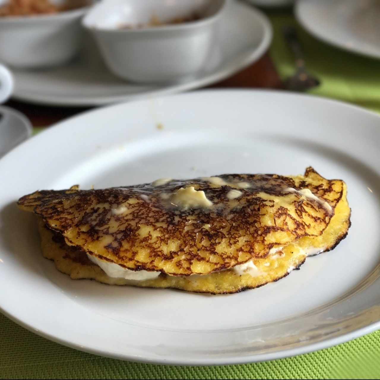 Los domingos de desayunos presenta la alternativa de deliciosas cachapas, como morder una tierna mazorca