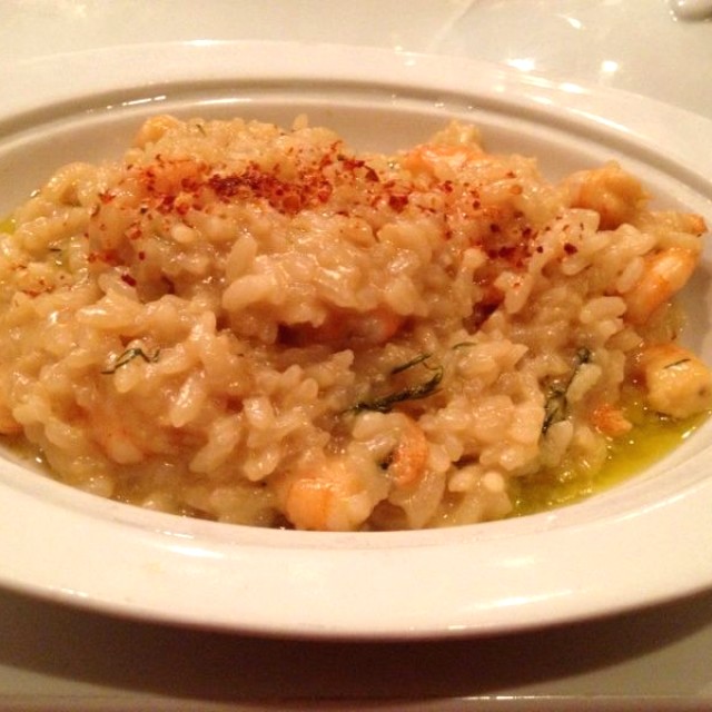 Risotto de camarones