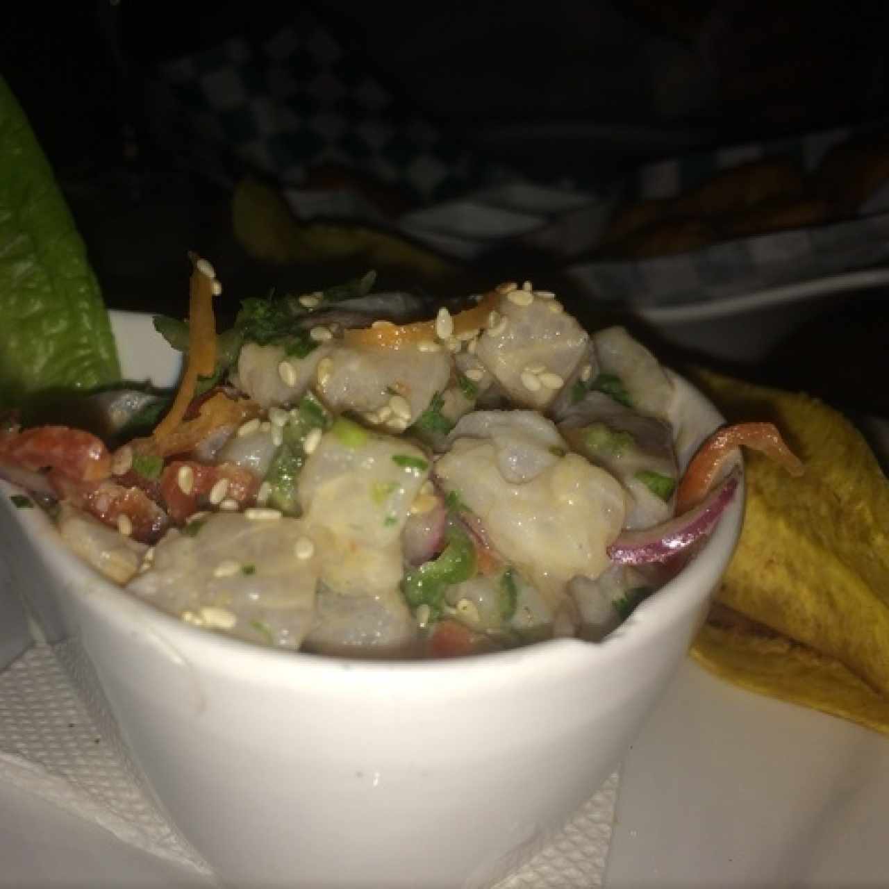 ceviche de lau lau