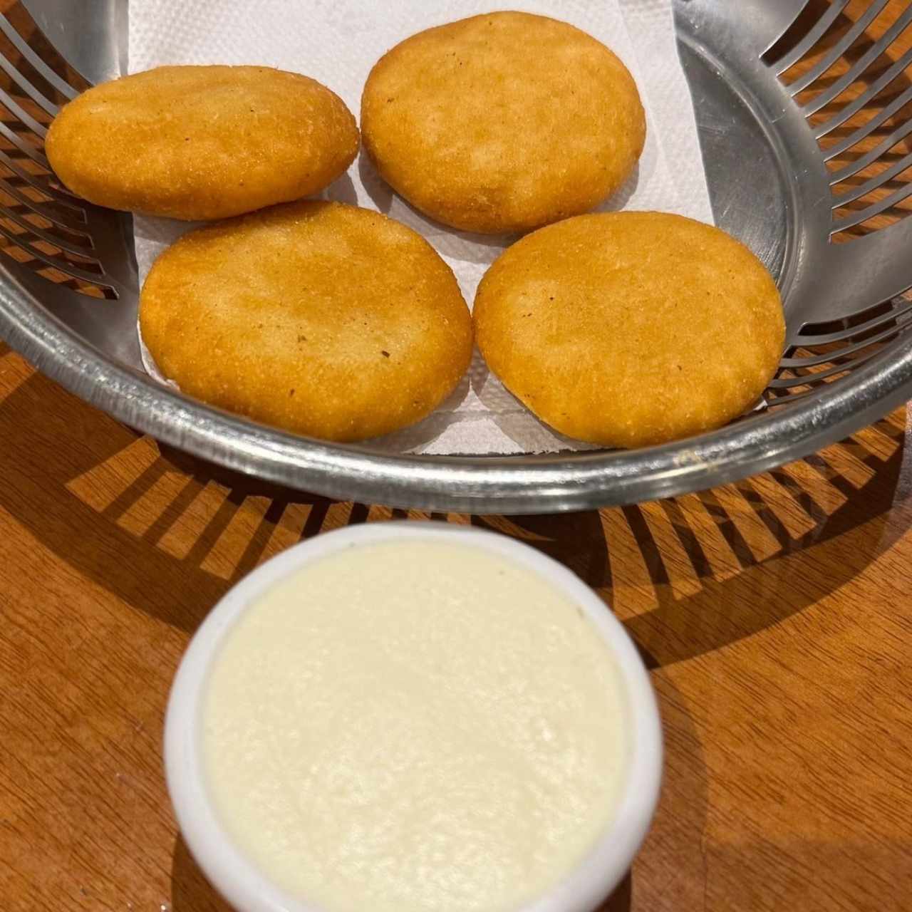 Arepitas con nata