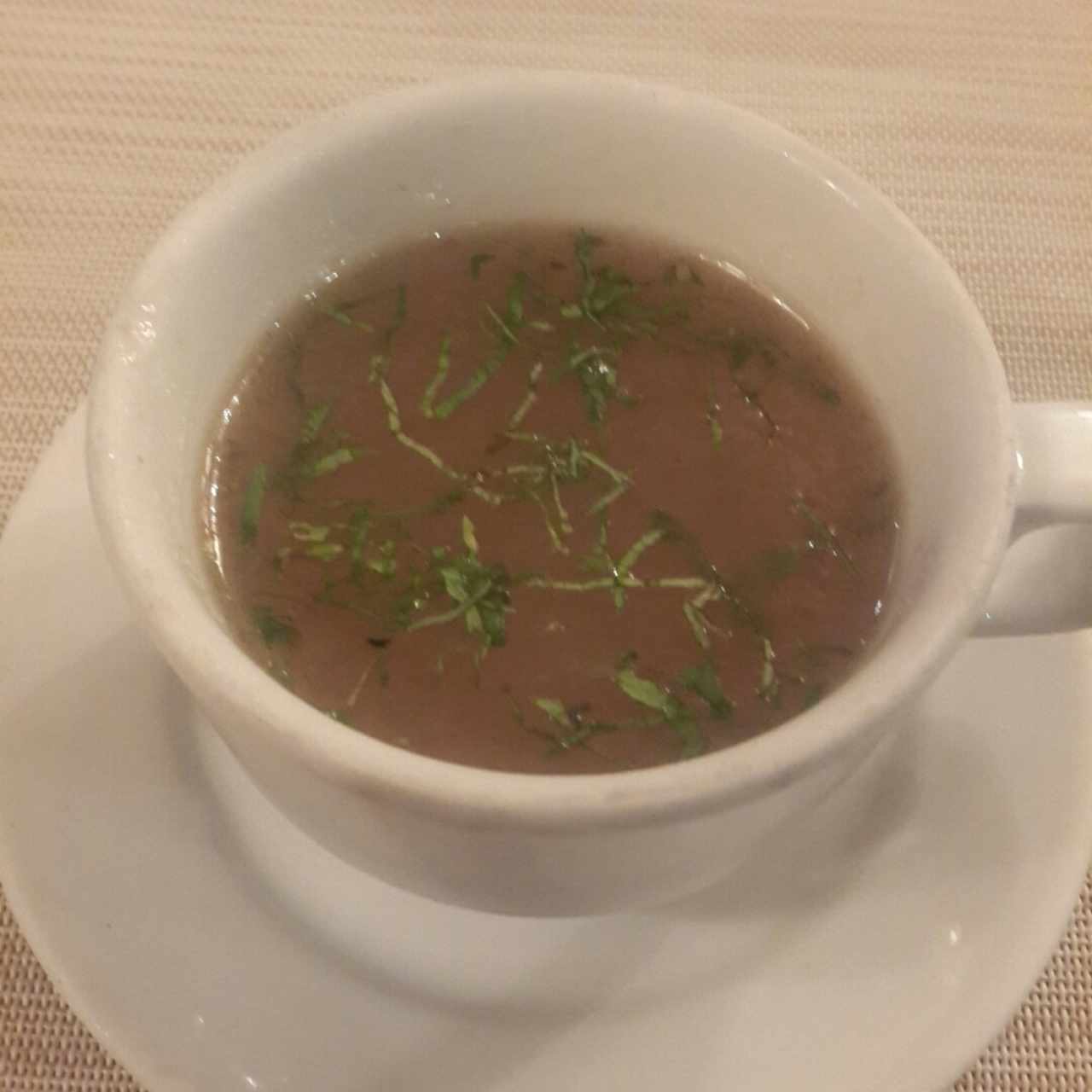 Consome de Carne, muy bueno